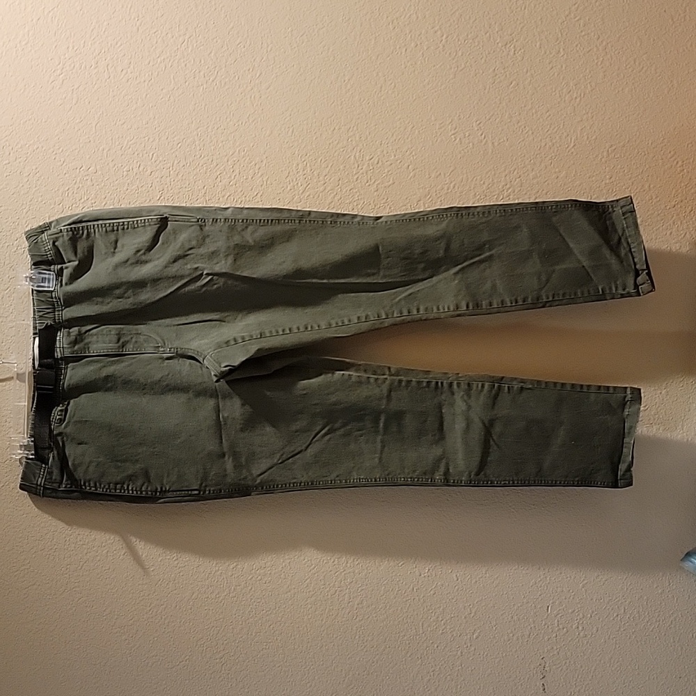 Forest Green cotton pants,  sz32-29